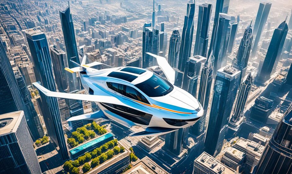 Flying Taxis. Future Commute.  Cuts Travel time from 3 hours to 20 Minutes