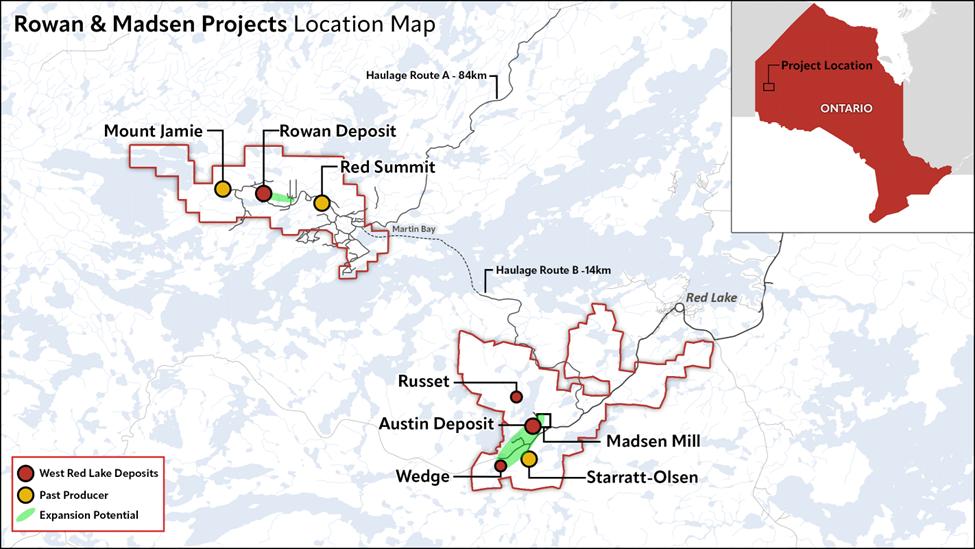 West Red Lake Gold Provides Madsen Mine Restart Activities Update