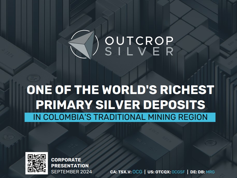 Outcrop Silver Announces $5 Million Private Placement Financing with Eric Sprott